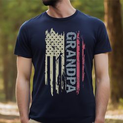 grandpa shirt, patriotic grandpa shirt, independence grandfather shirt, christmas gifts for grandpa from granddaughter