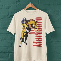 vintage marlboro cowboy wild west shirt, cowboy killer shirt, boho shirt, cowboy rodeo tshirt, country music shirt