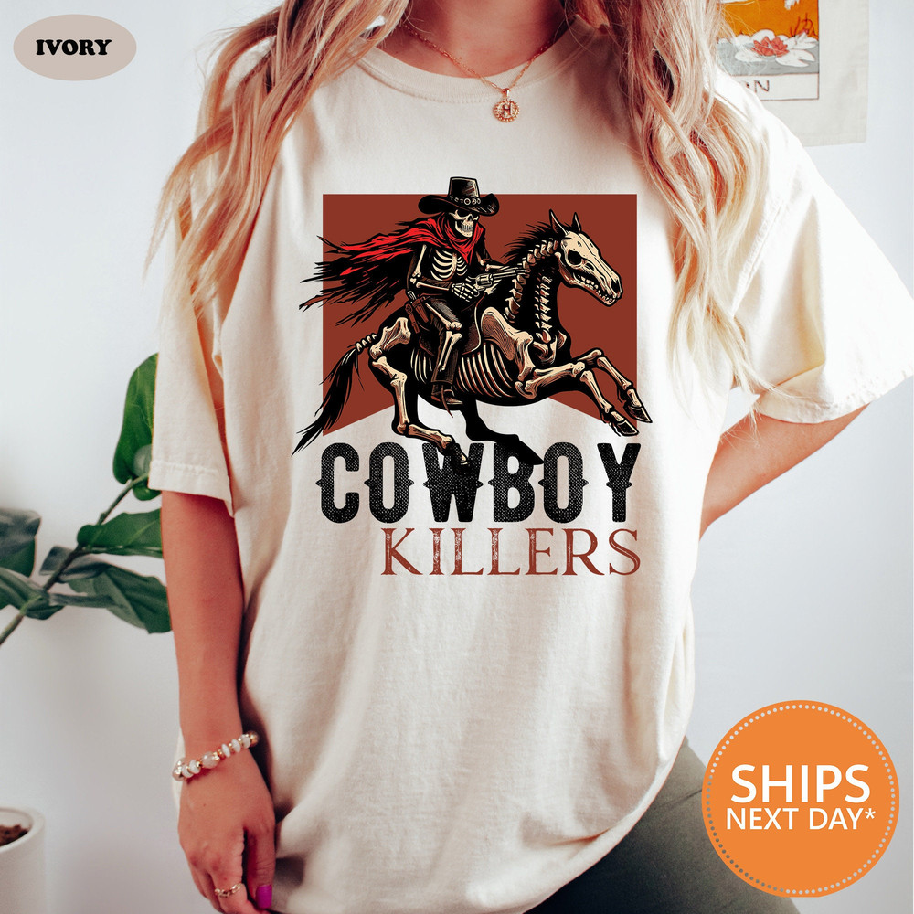 Cowboy Killer Shirt Comfort Colors Rodeo Shirt Western Graphic Tee Oversized Graphic Tee Country Concert Shirt Western T shirts.jpg