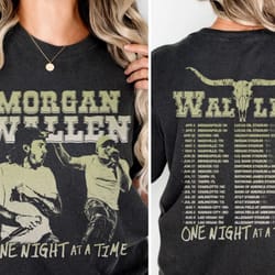 wallen tour 2024 t-shirt, wallen western shirt, one night at a time tour 2024 shirt, country music shirt