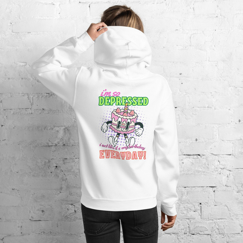 Tortured Poets Retro Hoodie, I'm So Depressed I Act Like It's My Birthday Shirt, I Can Do It With A Broken Heart Hoodie, Merch Gift Idea.jpg