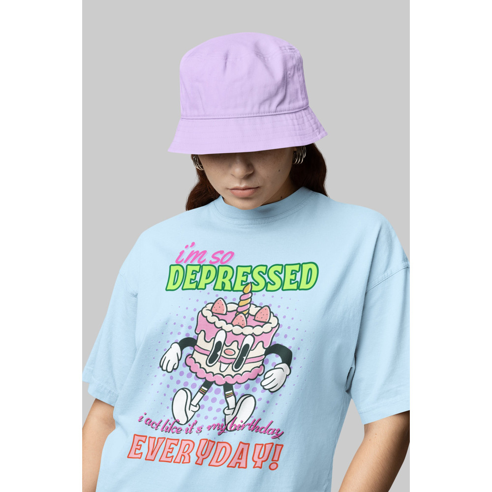 Tortured Poets Retro Shirt, I'm So Depressed I Act Like It's My Birthday Tee, I Can Do It With A Broken Heart Crewneck, Trendy Shirt Gift.jpg