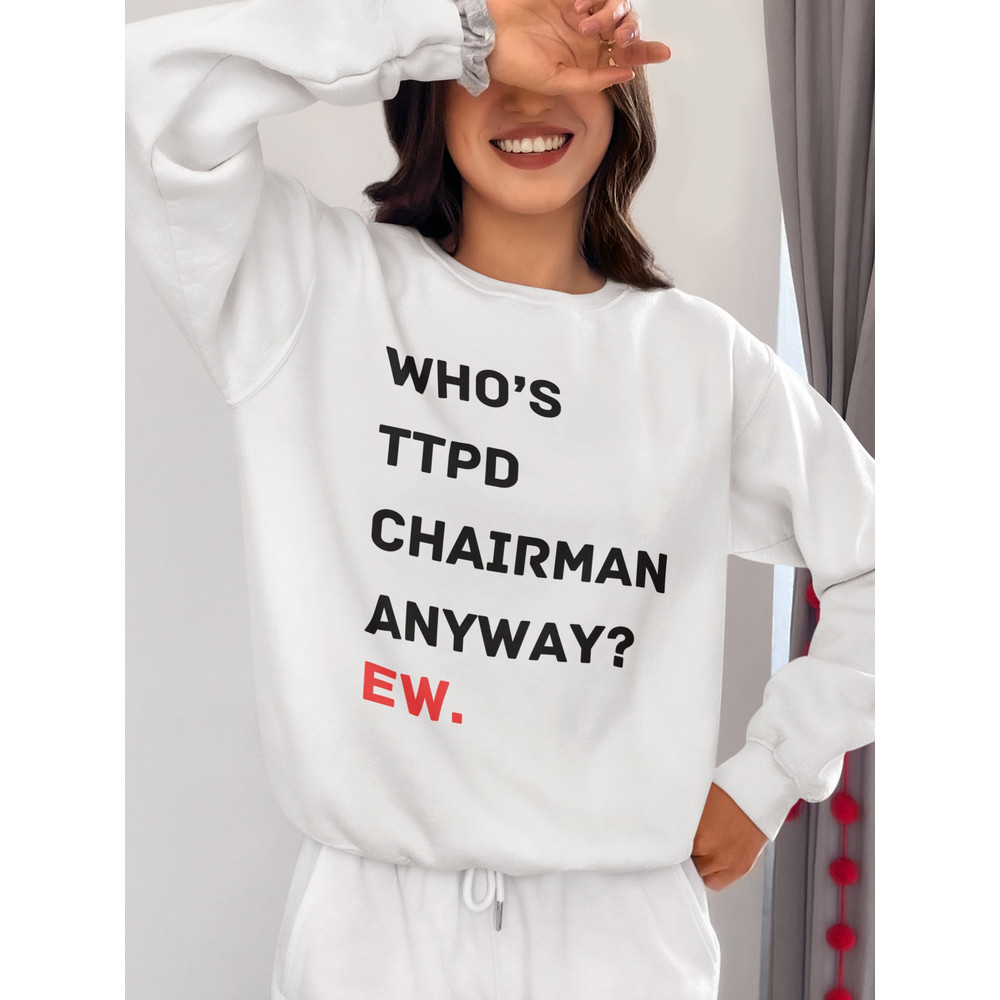 Tortured Poets Sweatshirt, TTPD Chairman Gildan Sweatshirt, Love and Poet Valentines Gift, Era Sweatshirt, Concert Shirt Crewneck.jpg