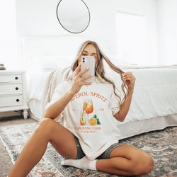 aperol spritz unisex shirt, trendy tee, cocktail club tee, gift, girly aesthetic vibes, cocktail apparel, aperol sprit