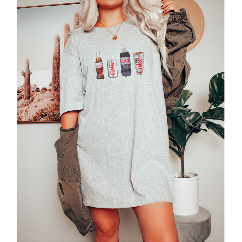Diet Coke Tshirt, Diet Coca Cola Tee, Diet Coke Lover, Trendy T-Shirt, Diet Coke Fan, Gift for Diet Coke Drinker, Funny Shirt, Gift for Her.jpg