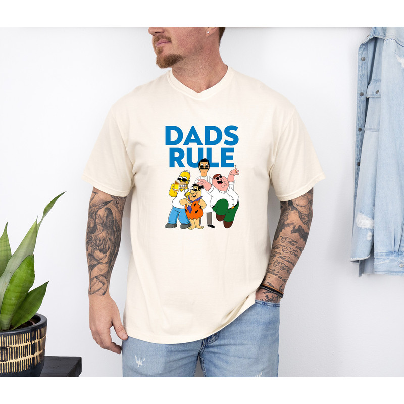 Dads Rule Gang Dad Shirt, Funny Disney Dad Shirt, Gang Dad Shirt, The Simpson Dad Shirt, Best Dad Tee, Happy Father Day, Bob's Burger Tee.jpg