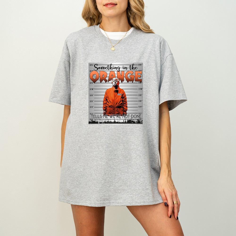 Funny Donald Trump Shirt, Republican Gifts, Trump 2024 Shirt, President 2024 Shirt, Trump Tee Something In The Orange, Trump Never Surrender.jpg