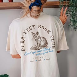 cat bookish shirt, book club t-shirt, for cat lovers, reading shirt, books reading, gift for cat lover, book lover gift