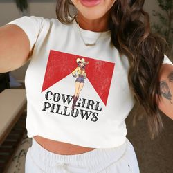 cowgirl pillows shirt, lesbian shirt, subtle lesbian, lgbt pride, sapphic shirt, lesbian pride, lesbian cowgirl gift