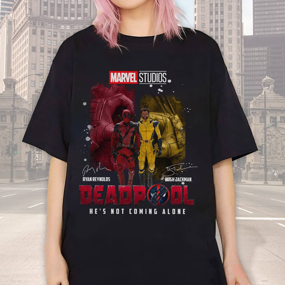 Deadpool 3 Shirt Deadpool & Wolverine Shirt Wolverine Deadpool Movie Shirt Ryan Reynolds Hugh Jackman Shirt Superhero X-Men Shirt 1.jpg