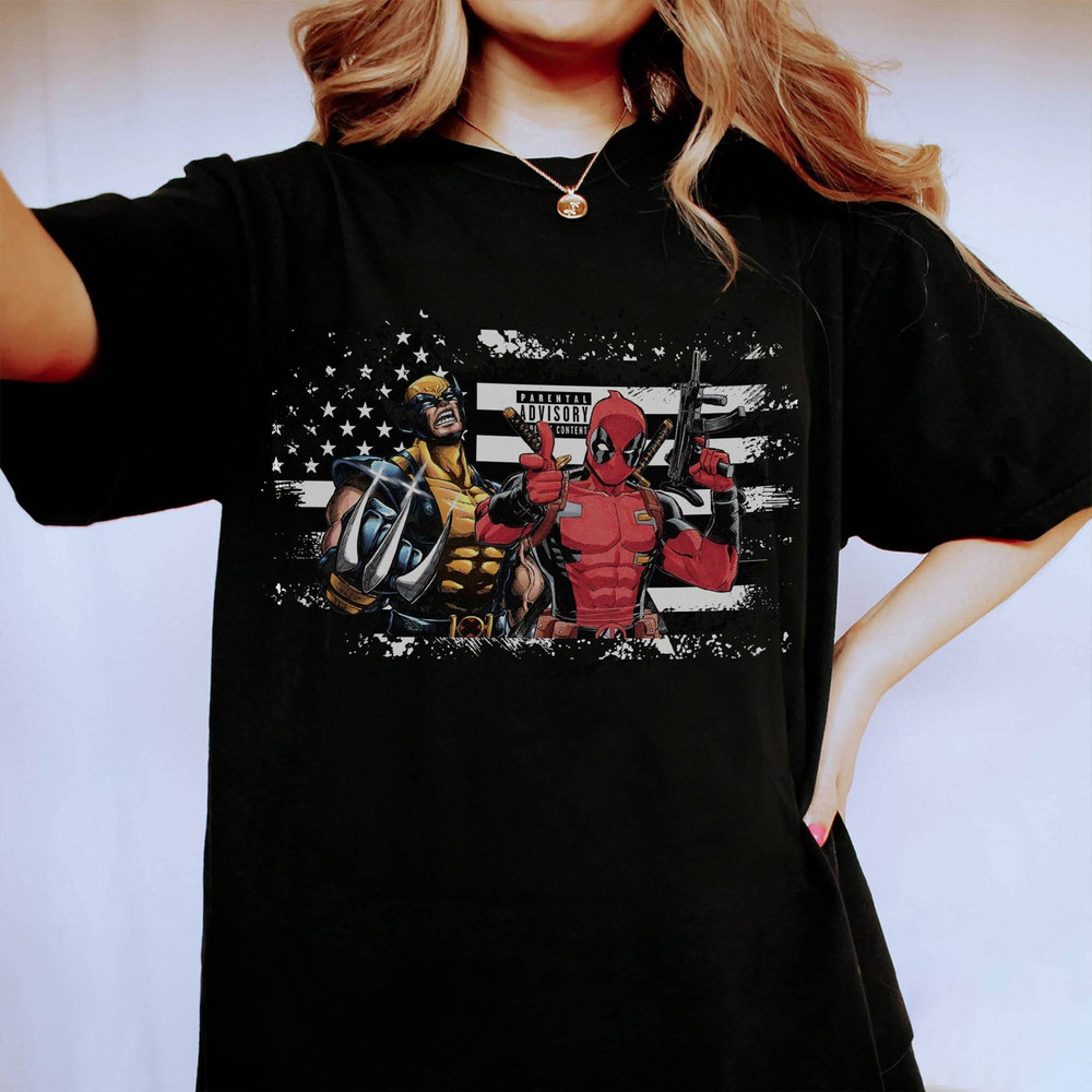 Deadpool Shirt Wolverine Shirt Deadpool Wolverine Shirt Deadpool And Wolverine Shirt Superhero Shirt Birthday Gift Shirt.jpg
