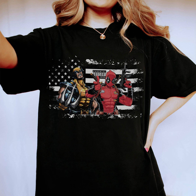 Deadpool Shirt Wolverine Shirt Deadpool Wolverine Shirt Deadpool And Wolverine Shirt Superhero Shirt Birthday Gift Shirt.jpg