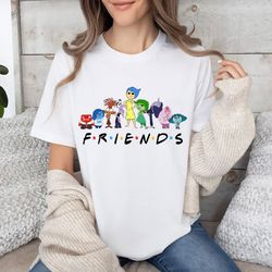 inside out friends characters t-shirt, inside out 2 shirt, inside out group matching, inside out family party, embrassed