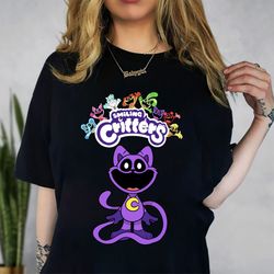 poppy playtime chapter 3 smiling critters catnap shirt, horror shirt, game shirt