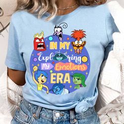 inside out 2 bundle shirt, inside out shirt, inside out characters, its okay to feel all the feels shirt, joy sadness