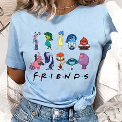inside out 2 friends shirt, inside out shirt, inside out characters, its okay to feel all the feels shirt, joy sadness