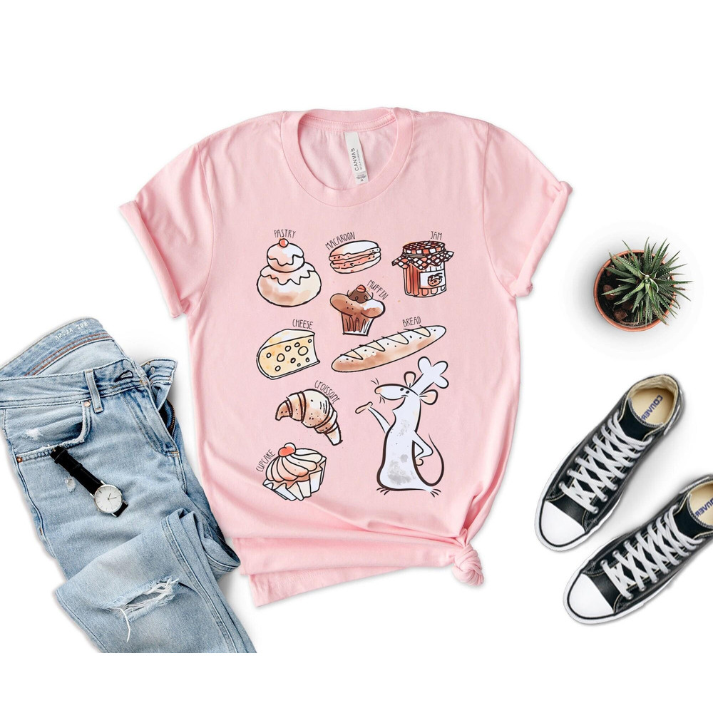 Cute Remy Mouse Chef Watercolor Shirt, Disney Ratatouille Tee Walt Disney World T-shirt, Disney Matching Tee, Magic Kingdom, Disney Trip.jpg