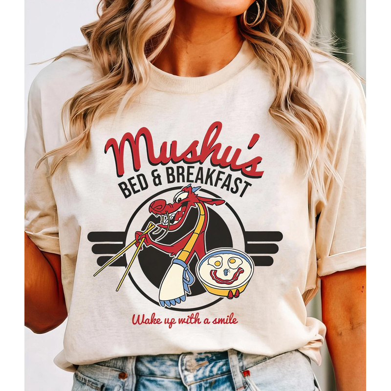 Disney Mulan Mushu Shirt, Mushu'S Bed And Breakfast Poster Sweatshirt, Disneyland Vacation Gift Tee, Funny Magic Kingdom, Disney Family Trip.jpg