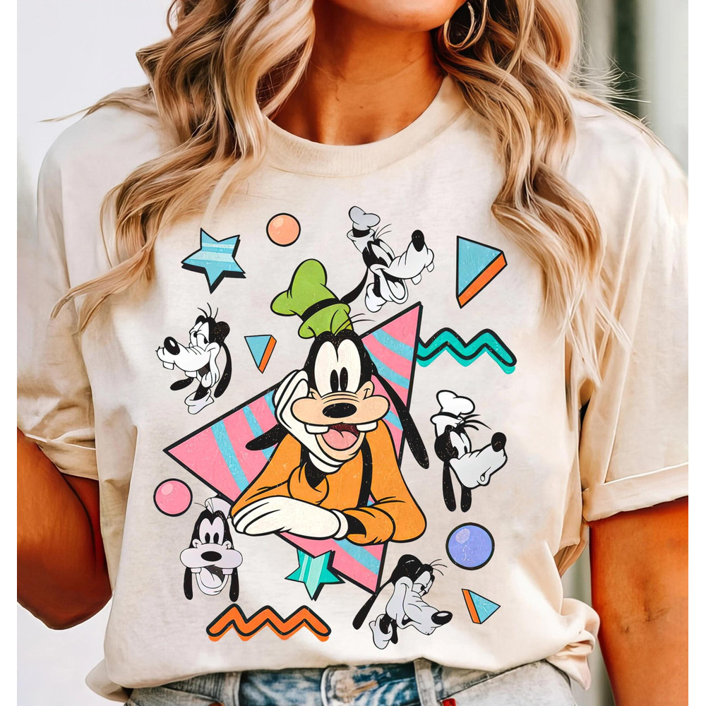 Disney Retro 90S Goofy Portrait Shirt, Mickey And Friends Goofy T-shirt, Comfort Colors Tee, Magic Kingdom, Disney Trip, Birthday Gift.jpg