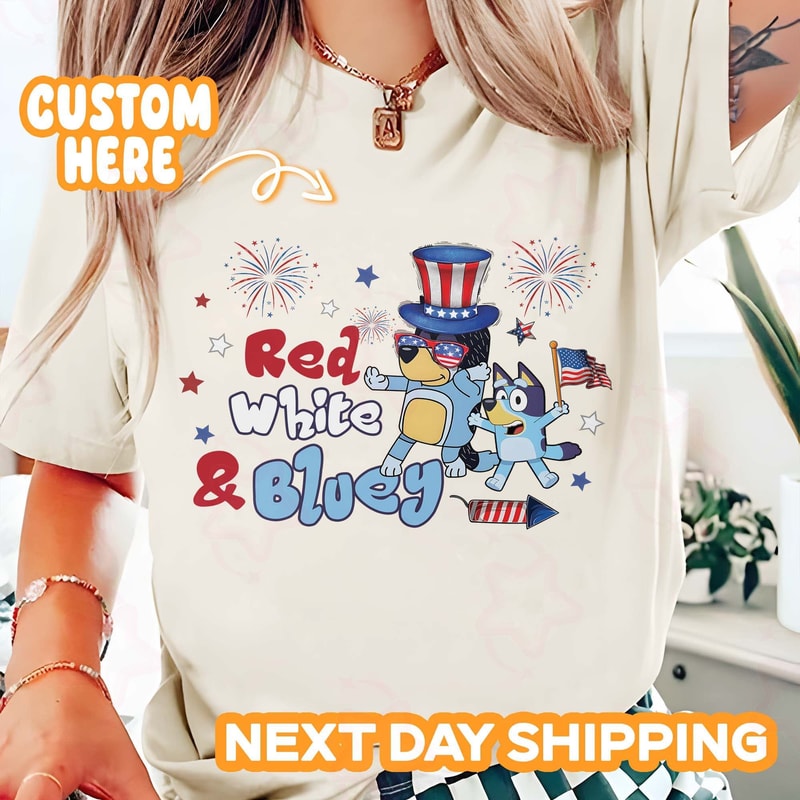 Red White Blue Family Shirt, 4th of July Sweatshirt, Fourth of July Sweatshirt, Gift For Independence Day Tee, Gift For Kids.jpg