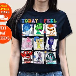today i feel inside out characters shirt, inside out sweatshirt, inside out group matching shirt, inside out family pa