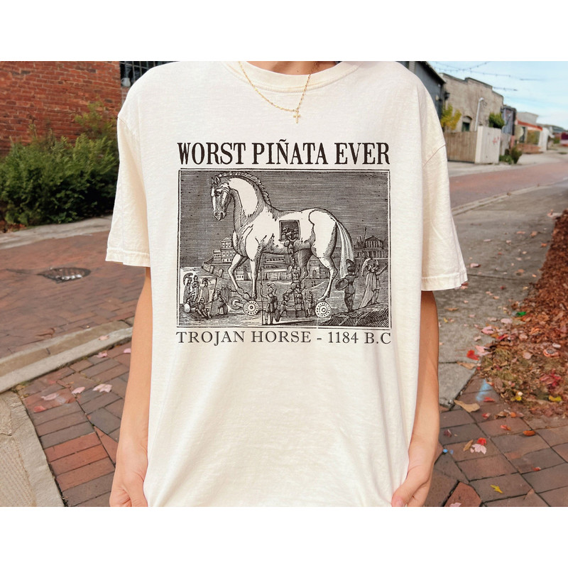 History Teacher Shirt, History Buff Gift, Funny History Lover Gift, Trojan Horse Shirt, Greek Mythology Clothing.jpg