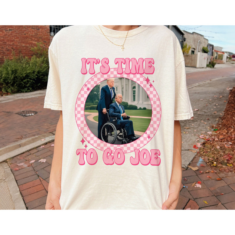 Trump and Biden Shirt, It's Time to Go Joe Shirt, Let's Go Biden, Daddy's Home Funny Trump 2024 Shirt, Trump for President Tee.jpg