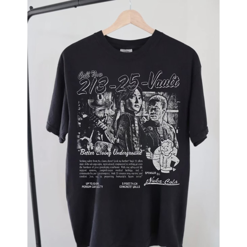 Fallout Vault-Tec Shirt, vault boy, vault tec, vintage shirt, okey dokey shirt, the ghoul shirt, lucy maclean tshirt, fallout series shirt.jpg