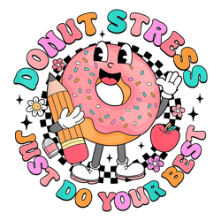 donut stress just do your best test day png