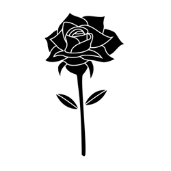 rose flowers files for silhouette