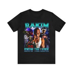 Vintage 90s Rap Bootleg Old School Style T-Shirt RAKIM Unisex Graphic Tee Shirt