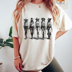 Western Cowgirls Oversized Shirt, Vintage Tshirt, Cowgirl Shirt