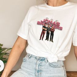 jonas brothers shirt, shirt movie graphic shirt, jonas brother merch