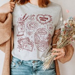 blink-182 doodle art shirt, blink 182 shirt, blink 182 vintage lyric album