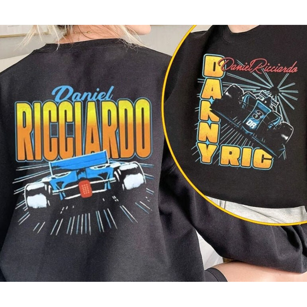 Dan!el Ricciardo Racing T-Shirt, World Tour 2023 T-Shirt, DR3 Race Shirt, Ricciardo GP Shirt,Ricciardo Sweatshirt,Race Driver Shirt.jpg