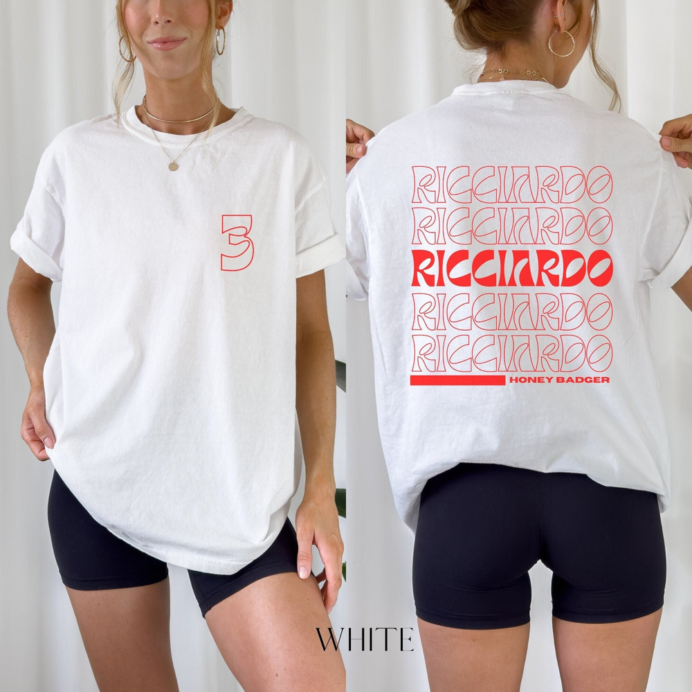 Daniel Ricciardo Tshirt Formula One Tee Daniel Ricciardo Gift F1 Gift Racing Inspired Shirt Aesthetic Racing Clothing.jpg