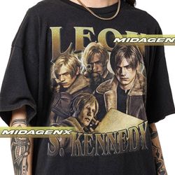 limited leon s kennedy vintage t-shirt, gift for women and man unisex t-shirt