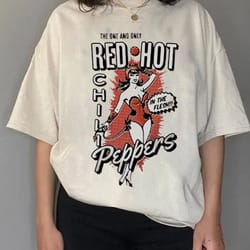red hot chili peppers 90s style unisex t-shirt, rhcp tee, red hot chili peppers