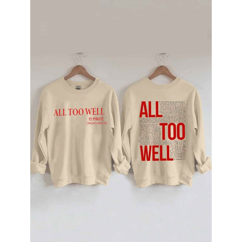 Taylor All Too Well Sweatshirt Crewneck 1989 Taylor Swift Album Taylor Swift All To Well Cd With Polaroids Shirt New Album Cover.jpg