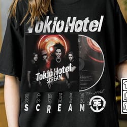 tokio hotel music shirt, y2k 90s merch vintage tokio hotel band t-shirt beyond the world tour 2023