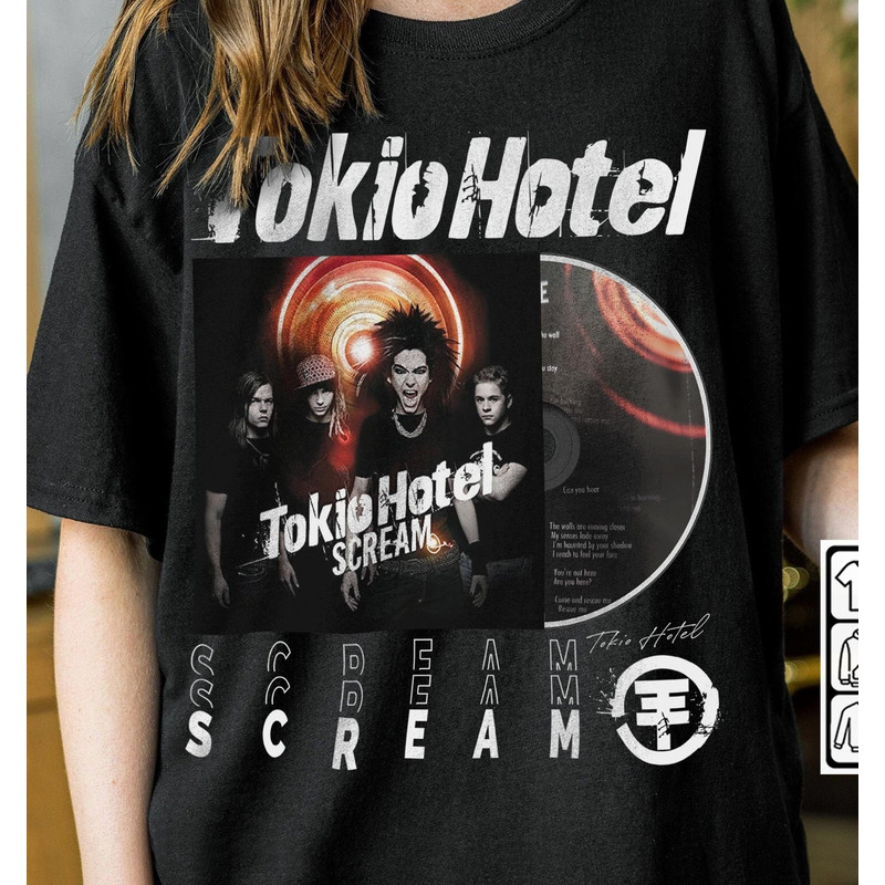 Tokio Hotel Music Shirt, Y2K 90s Merch Vintage Tokio Hotel Band T-Shirt Beyond The World Tour 2023 Tickets Album Scream Sweatshirt.jpg