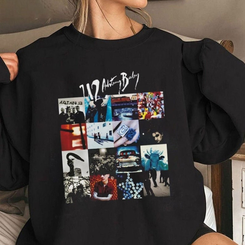 U2 Band Achtung Baby T-Shirt, U2 Live At Sphere 2023 Tour, U2 Signature Sweatshirt, Irish Rock Band, Music Tee Merch, Gift For Fan.jpg