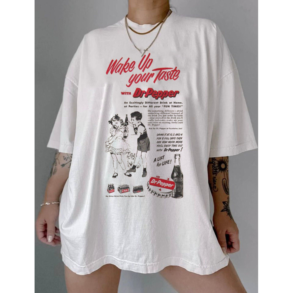 Wake up your Taste With Dr Pepper Unisex T-shirt Sweatshirt.jpg