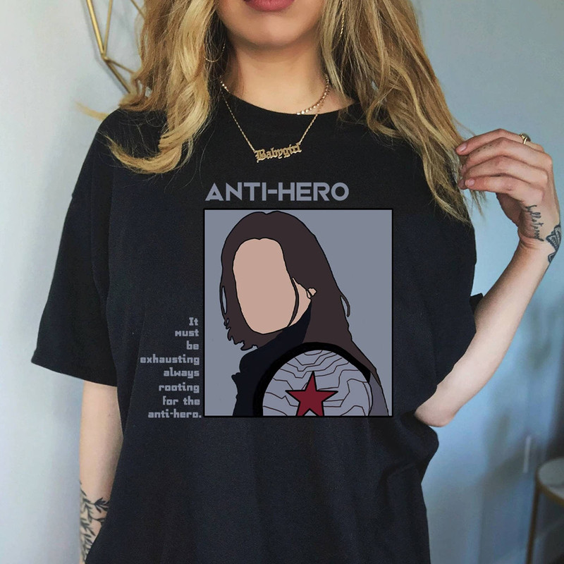 Winter Soldier Anti-Hero Shirt Bucky Barnes Shirt Bucky Barnes Anti-Hero Shirt Marvel Shirt Winter Soldier Superhero Tee.jpg
