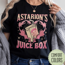 funny astarion game fan comfort colors shirt, astarion bg3 shirts, astarion juice box bg3 t shirt, high elf gaming