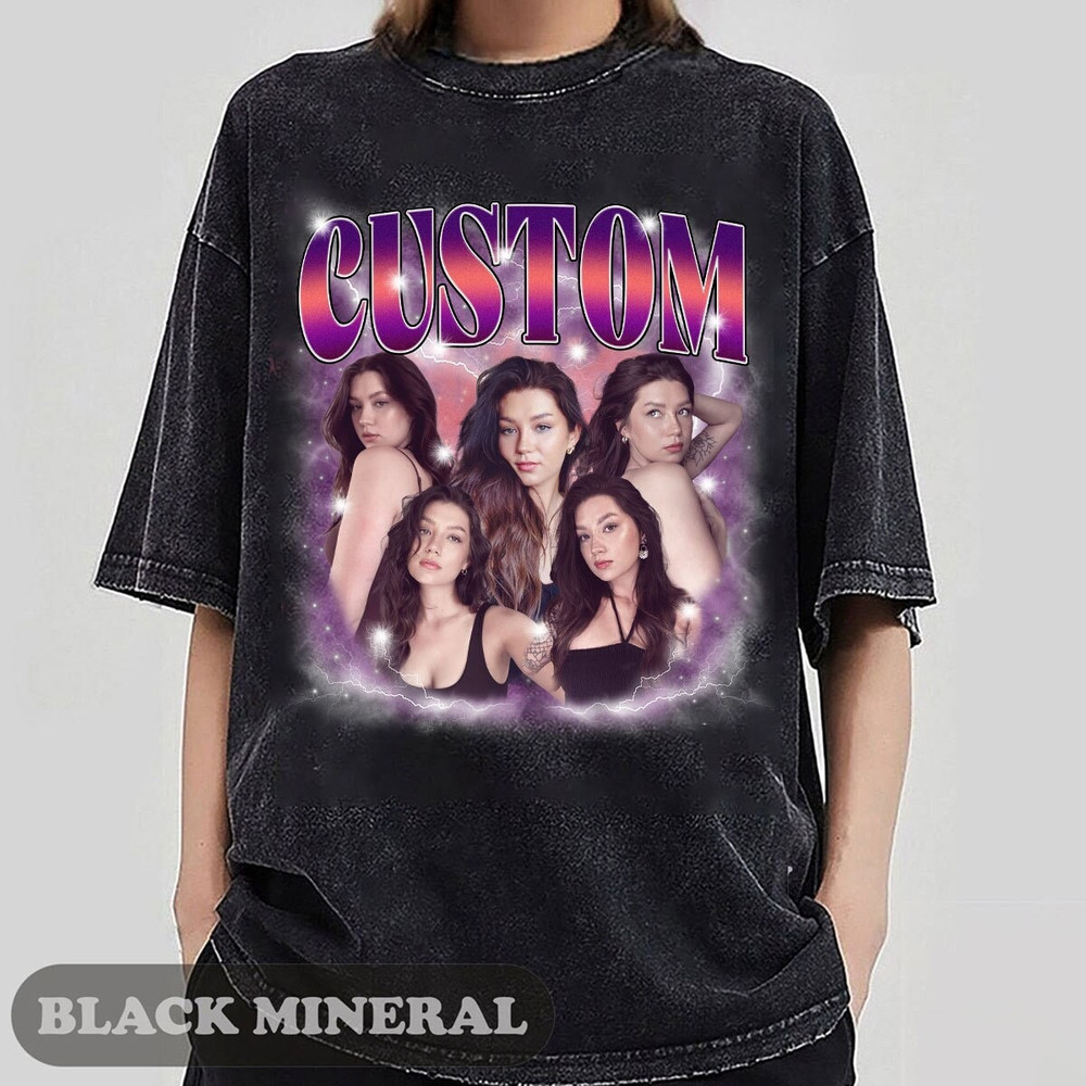 Custom Bootleg Rap Tee, 90s Vintage Bootleg Shirt, Custom Face Shirt, Custom Valentine Shirt, Custom Photo Shirt, Custom Girlfriend Shirt.jpg
