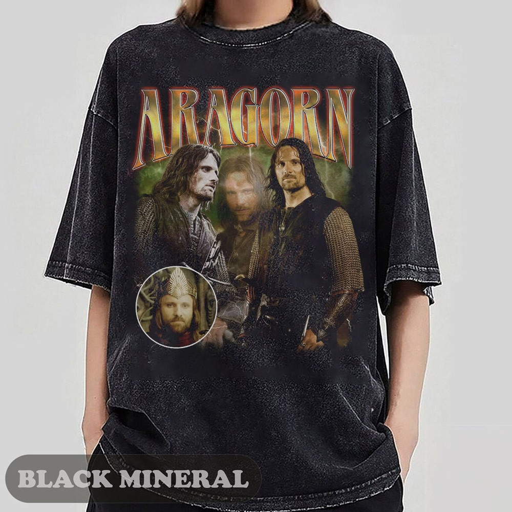 Retro Aragorn Shirt, Aragorn Tshirt, Lord of the Rings Shirt, Aragorn Merch Shirt, Vintage Retro 90s Design Classic Unisex Graphic Tee.jpg