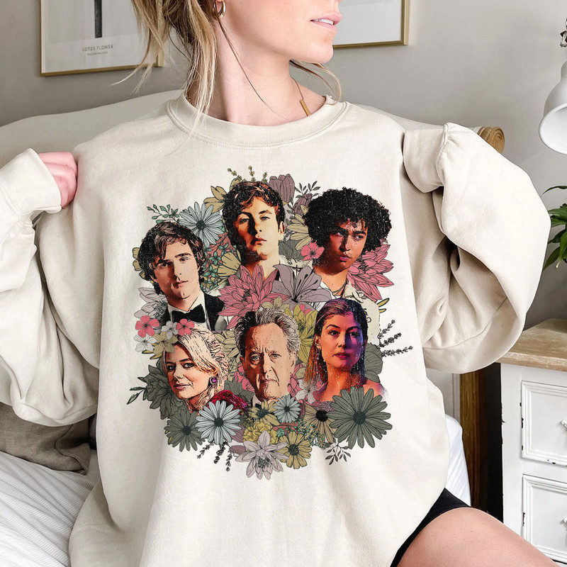 Retro Floral Saltburn Shirt, Comfort Color Saltburn Shirt, Saltburn Floral Shirt, Barry Keoghan Shirt, Jacob Elordi Shirt, Saltburn Shirt.jpg