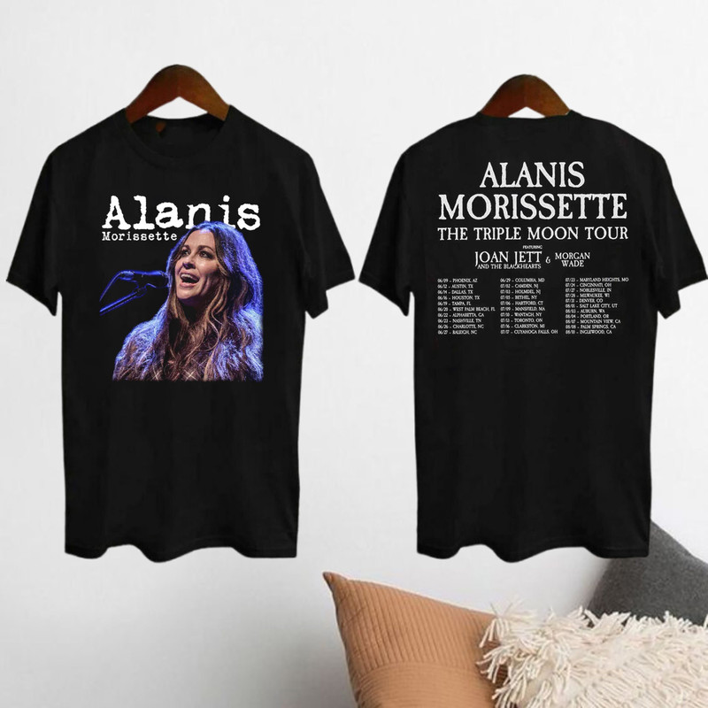 2024 Alanis Morissette The Triple Moon Tour T-Shirt, Alanis Morissette Fan Gift, Alanis Morissette 2024 Tour Shirt, Alanis Morissette Merch.jpg