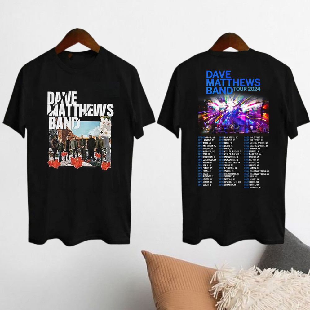 2024 Dave Matthews Band Summer Tour T-Shirt, Dave Matthews Band Graphic Shirt, DMB 2024 Tour Merch, Dave Matthews Band Fan Gift, DMB Shirt.jpg